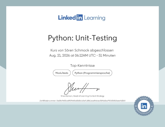 Python: Unit-Testing